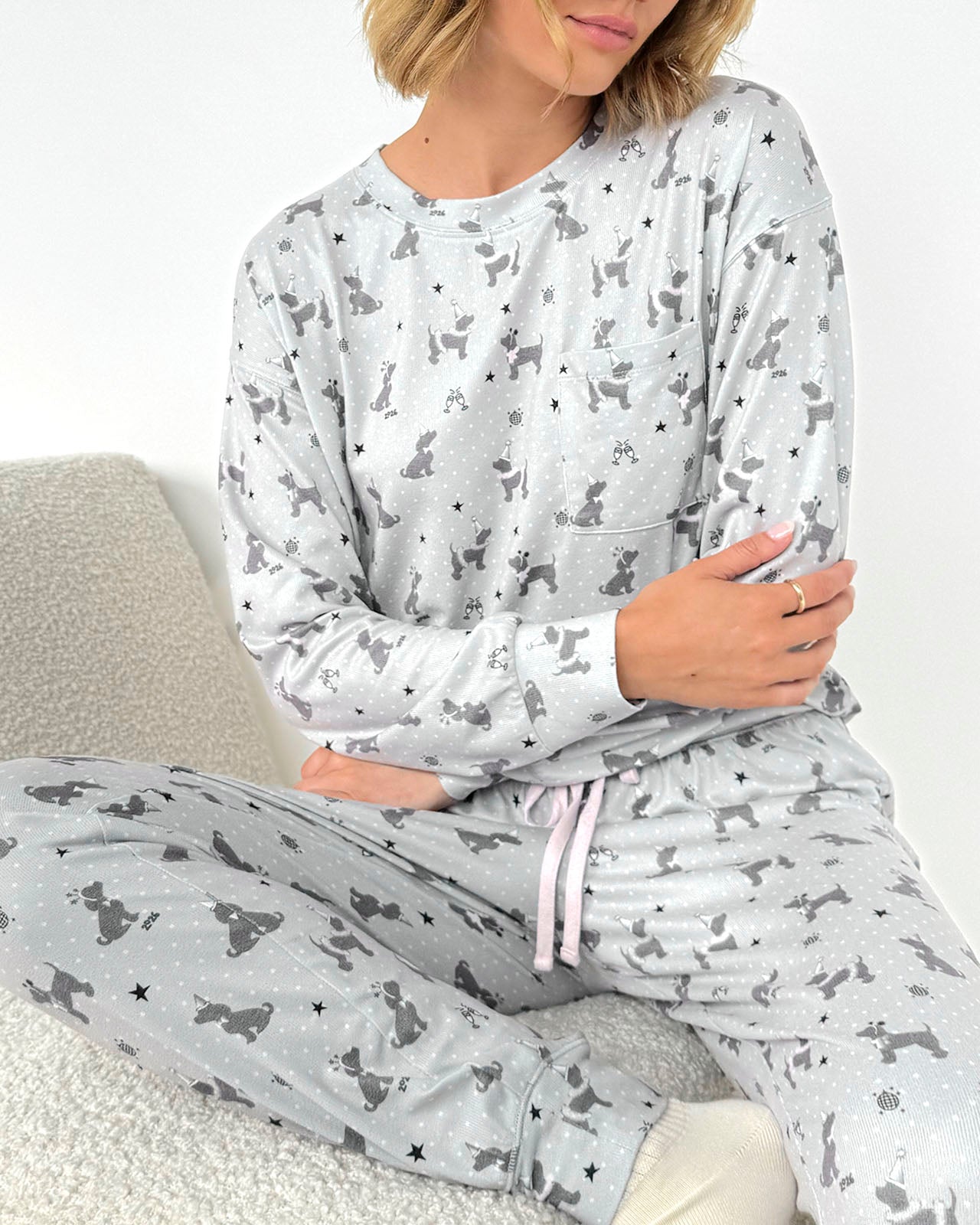 Holiday Dog Marna Pillowsoft PJ Set