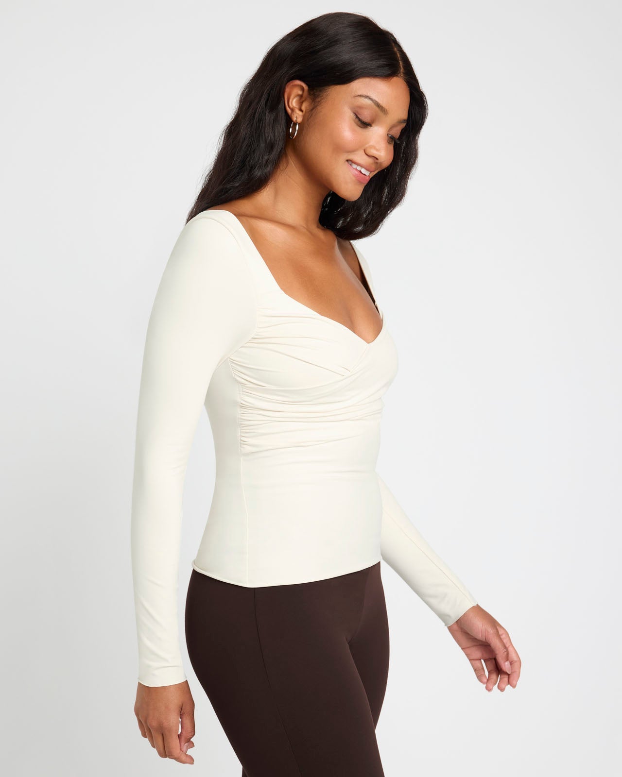 Stretch Nylon LYR Twist Top