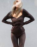 Stretch Nylon LYR Twist Top