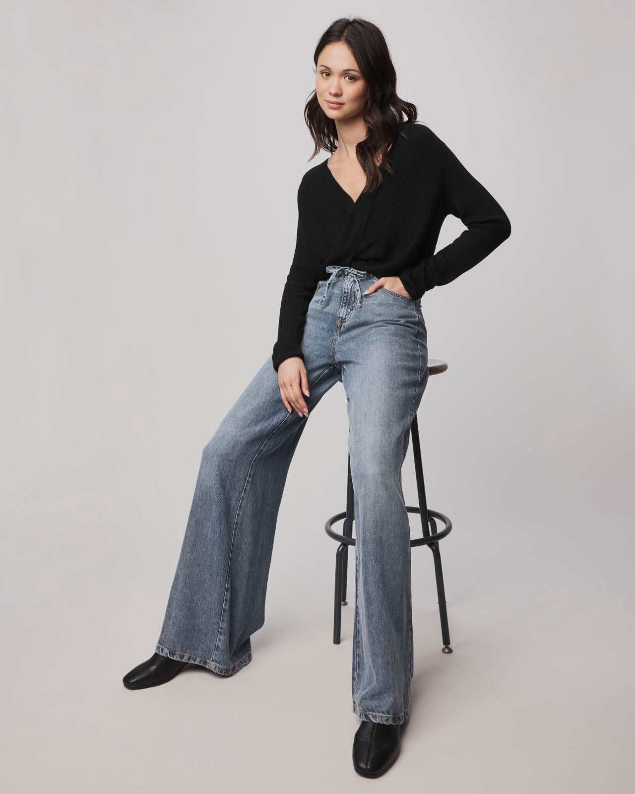 Loopknit LYR Surplice Sweater
