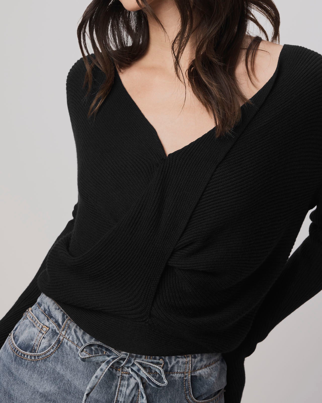 Loopknit LYR Surplice Sweater