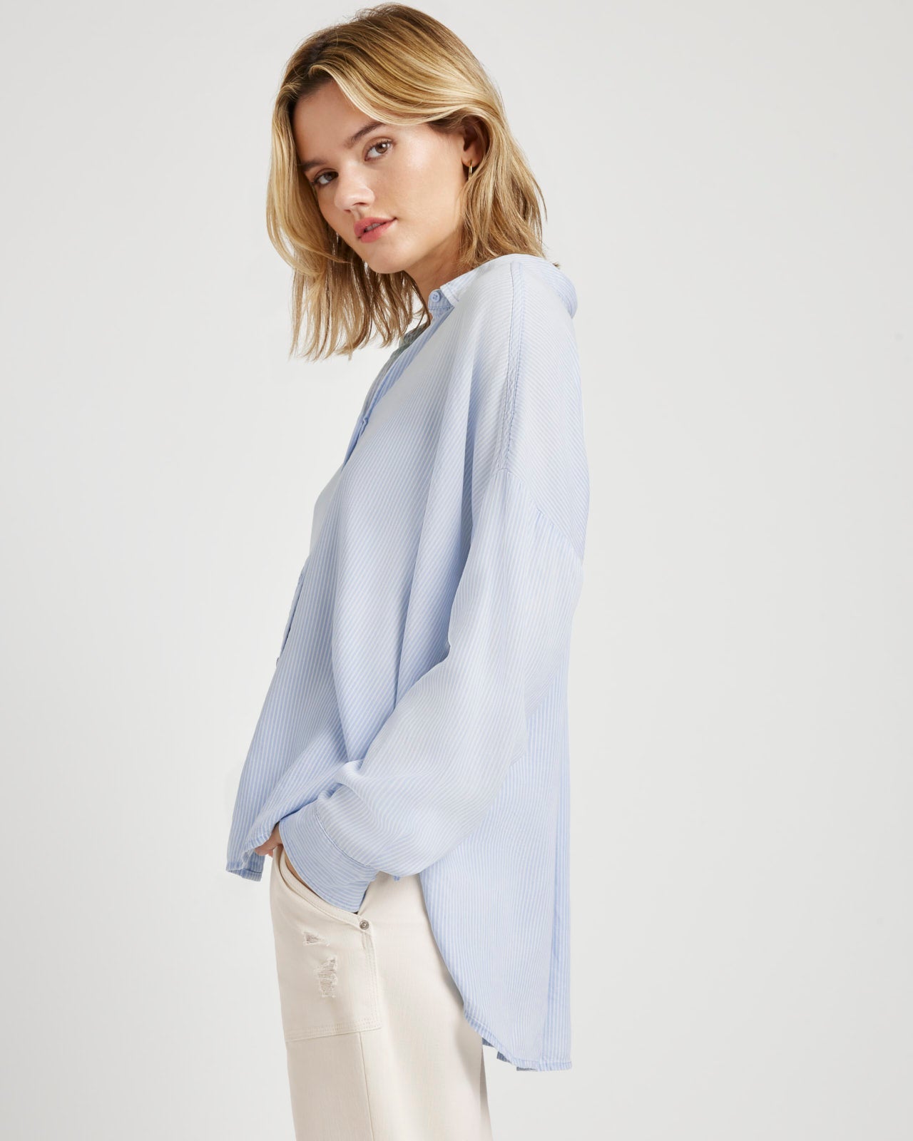 Ella Stripe Button Down