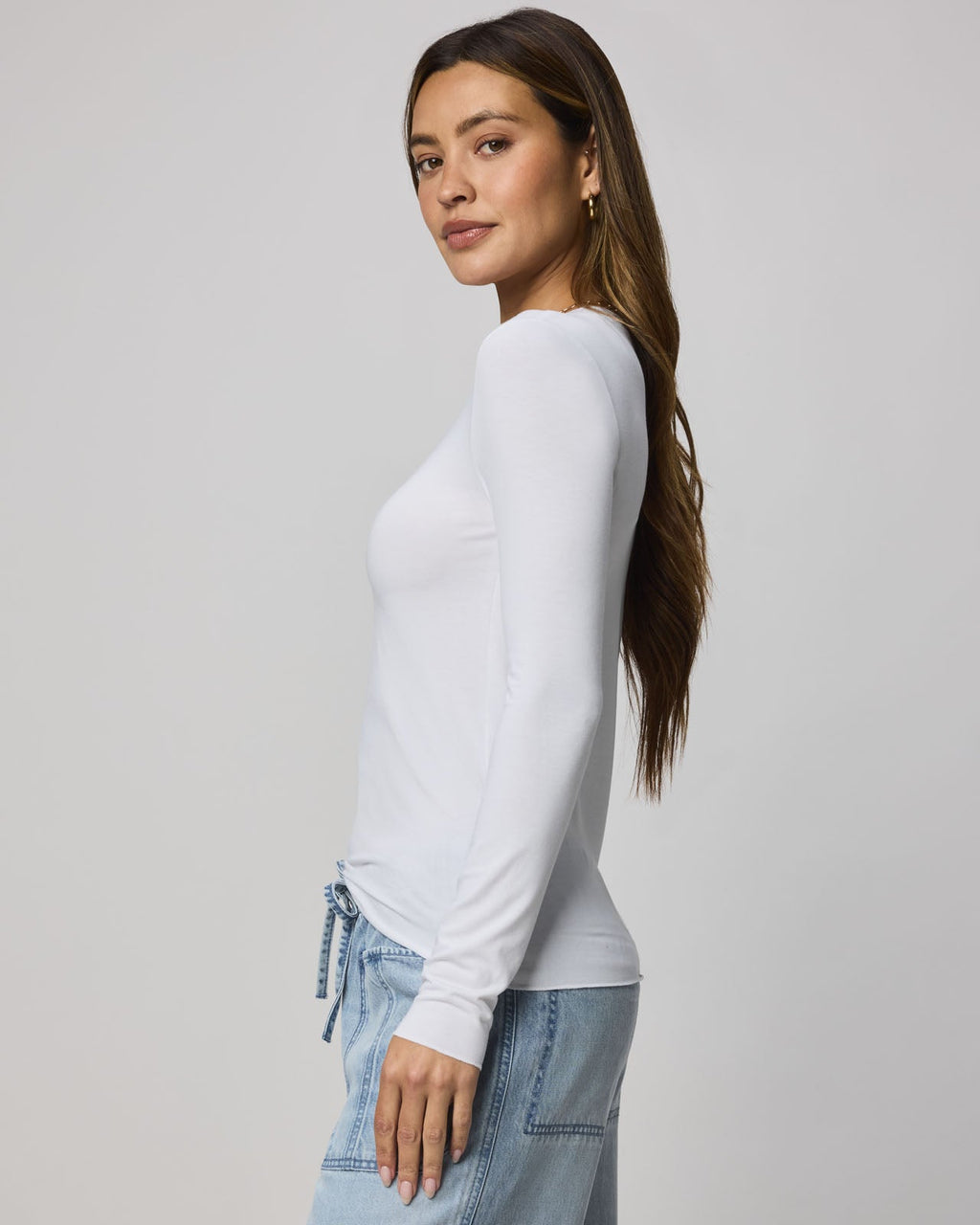 Bamboo Blend Long Sleeve Tee