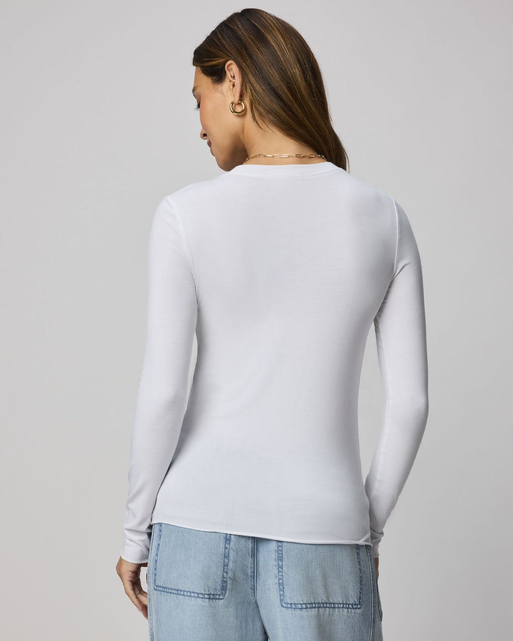 Bamboo Blend Long Sleeve Tee