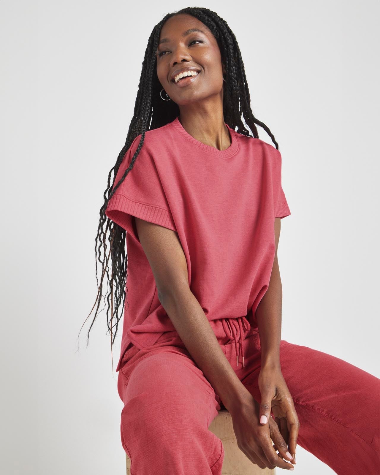 Supersoft Short Sleeve Sweatshirt
