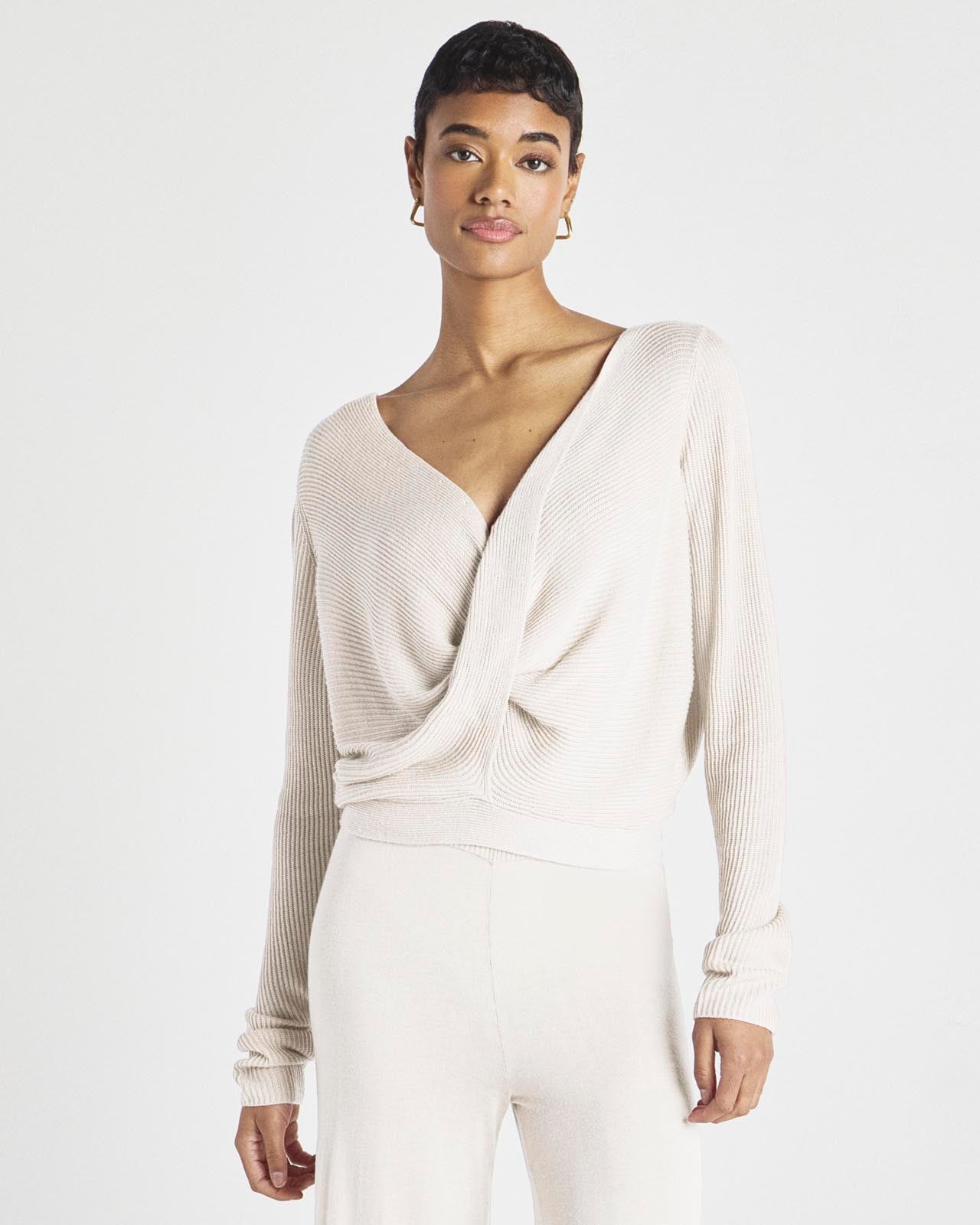 Loopknit LYR Surplice Sweater