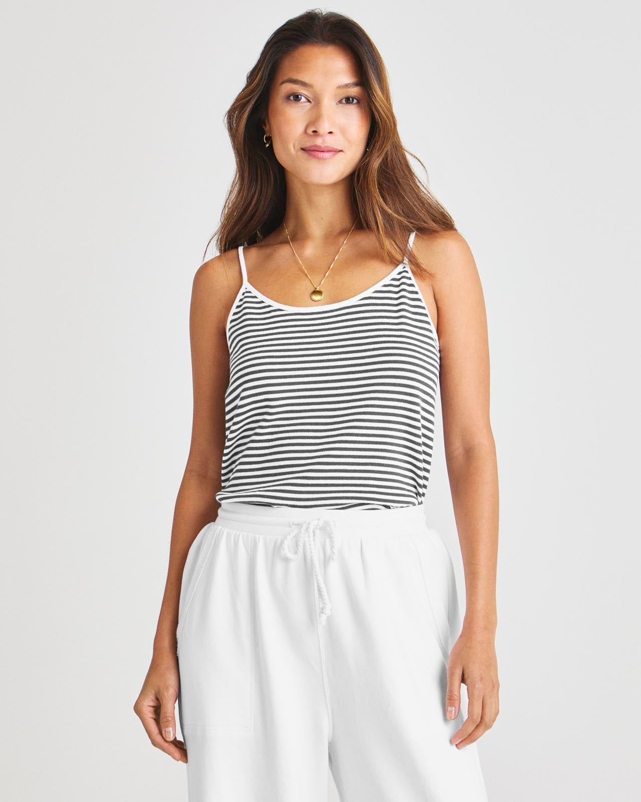 Stripe Beach Sweater Tank