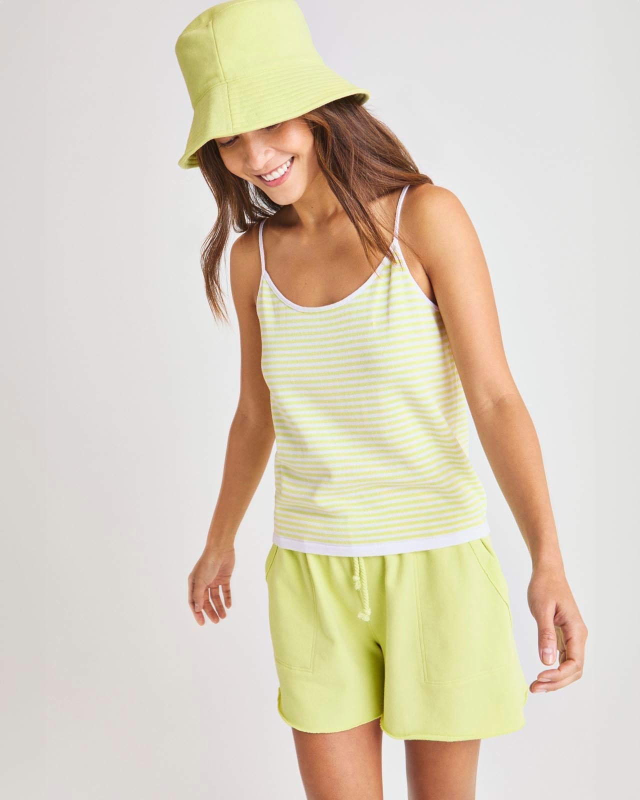Stripe Beach Sweater Tank