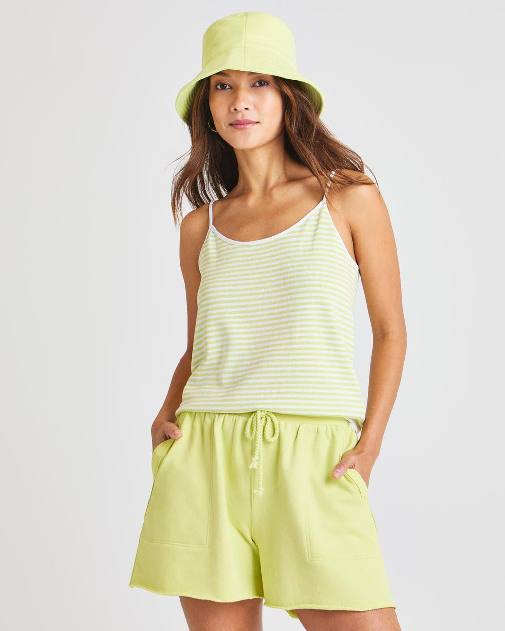 Stripe Beach Sweater Tank