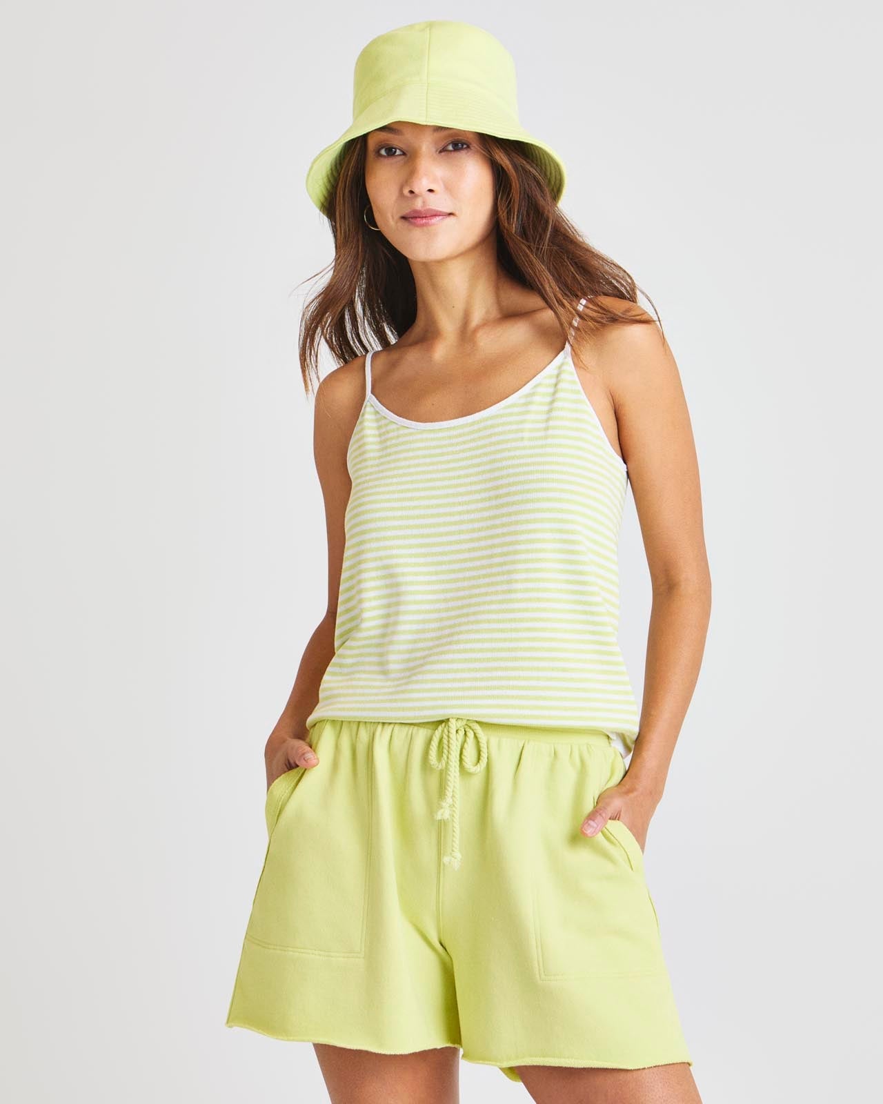 Stripe Beach Sweater Tank