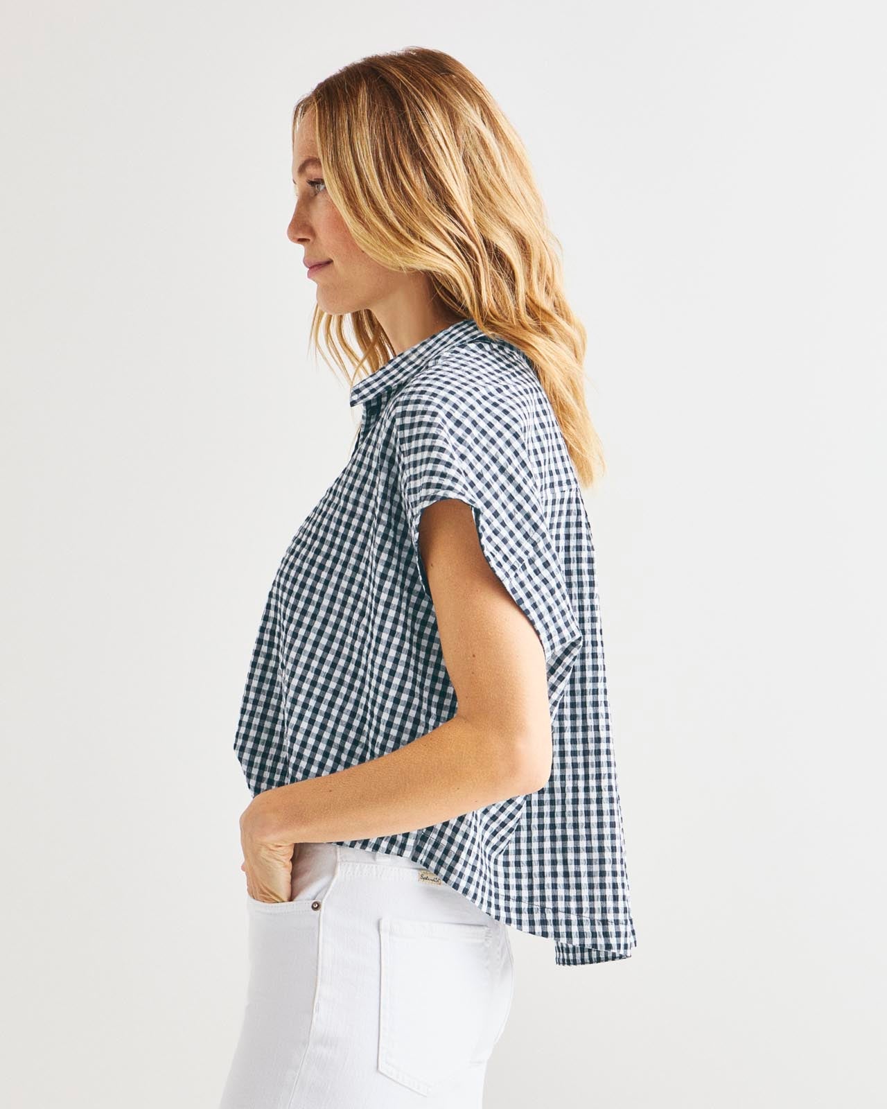 Gabrielle Gingham Top