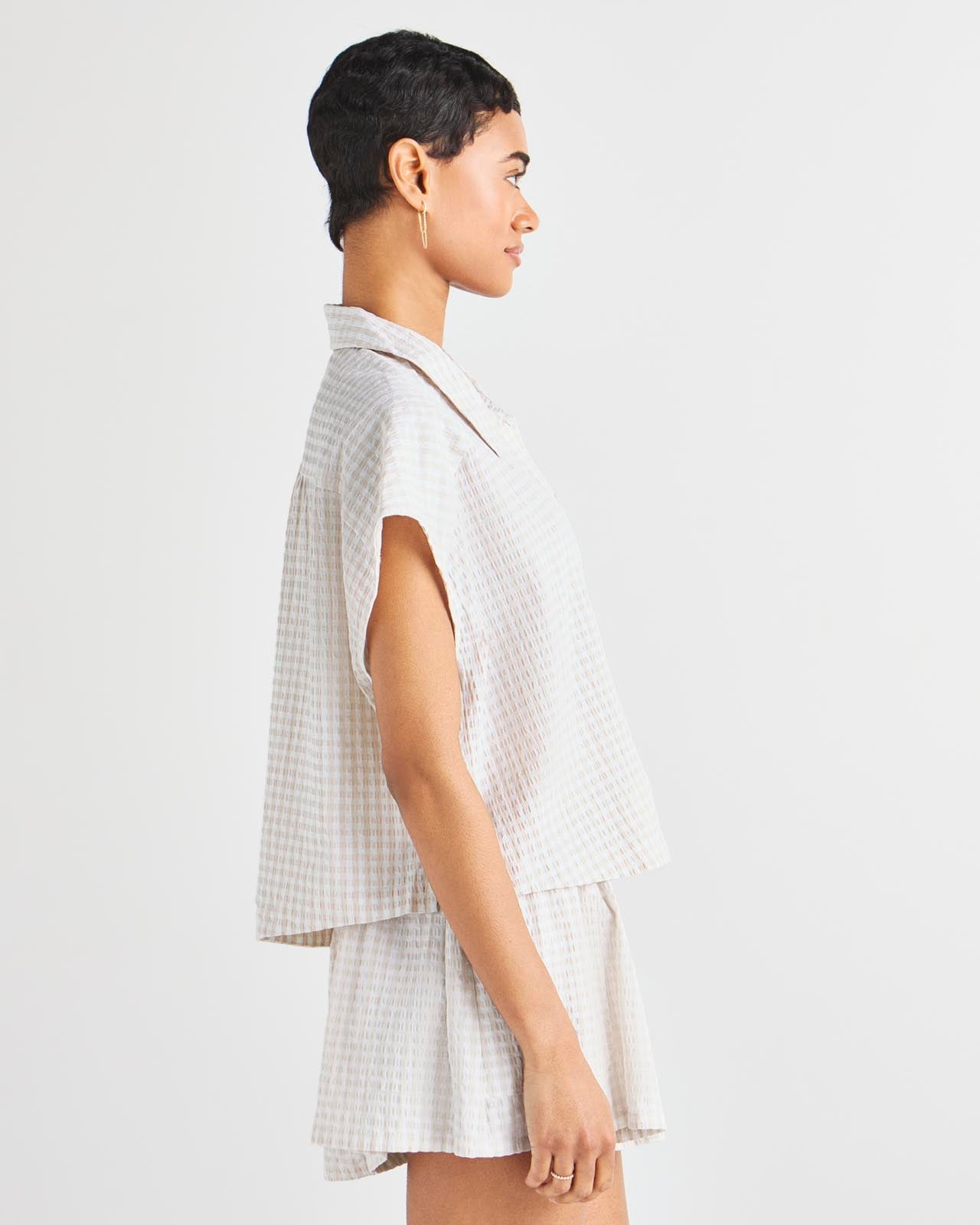 Gabrielle Gingham Top