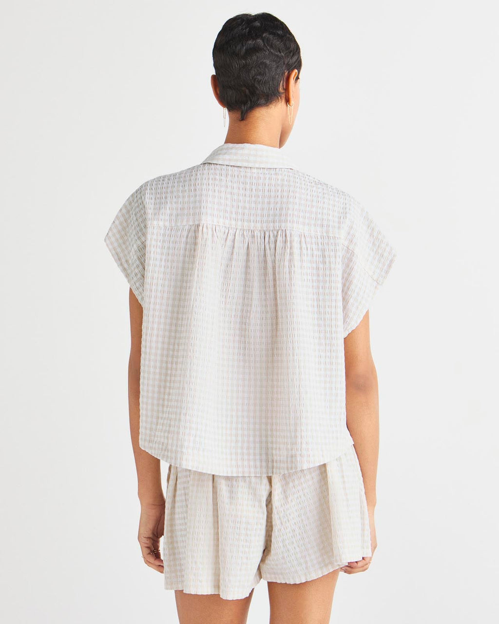 Gabrielle Gingham Top