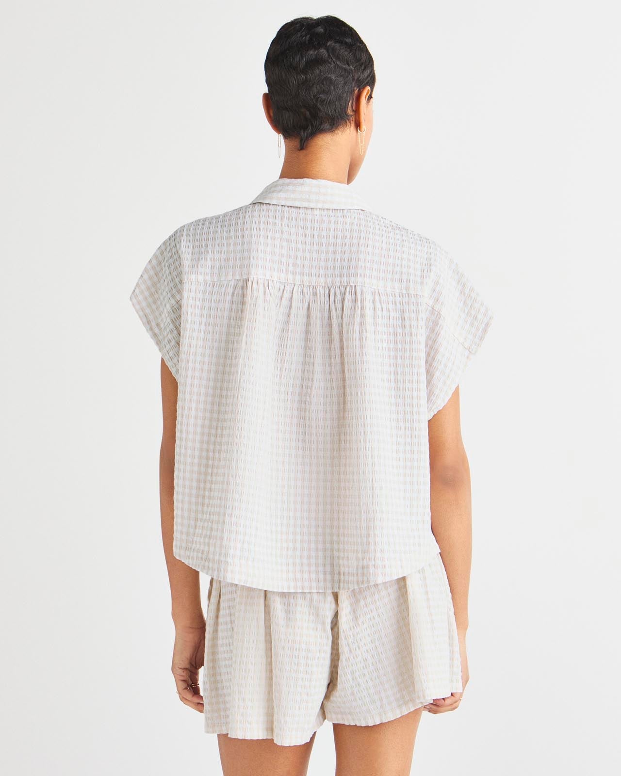 Gabrielle Gingham Top
