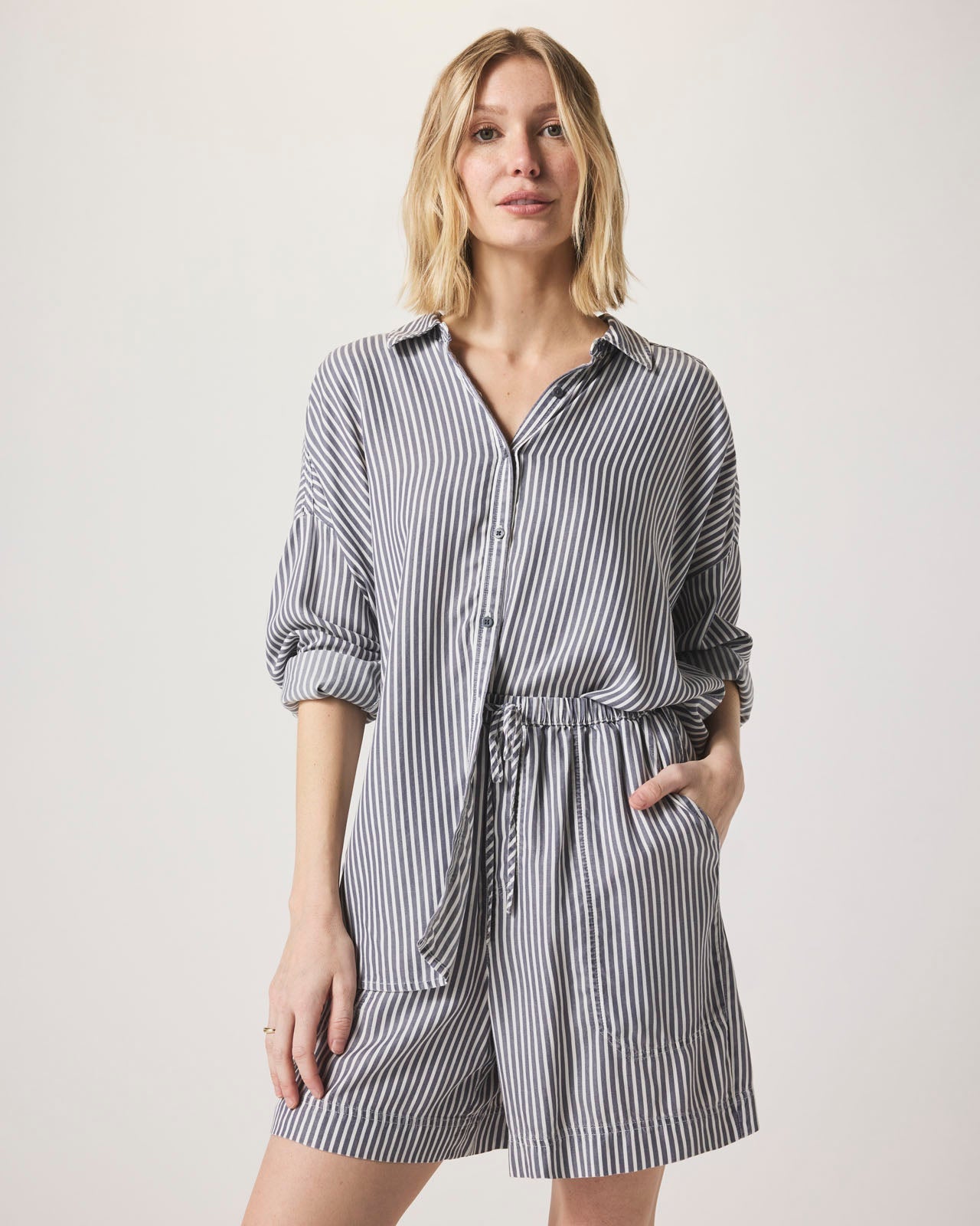 Ella Stripe Button Down