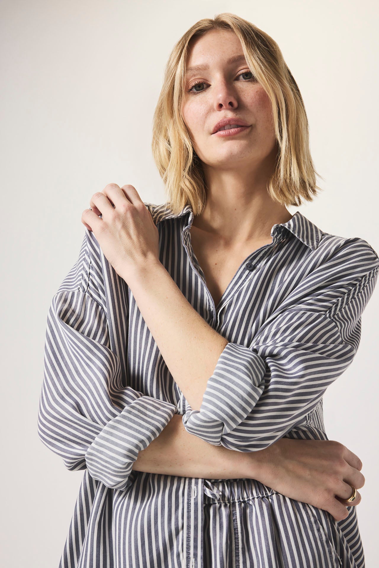 Ella Stripe Button Down