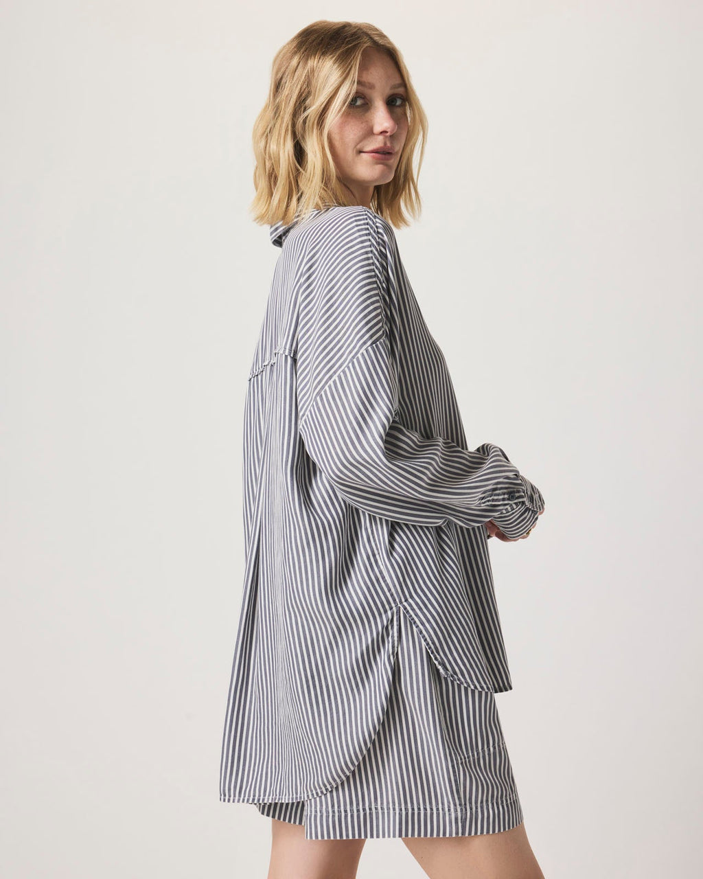 Ella Stripe Button Down